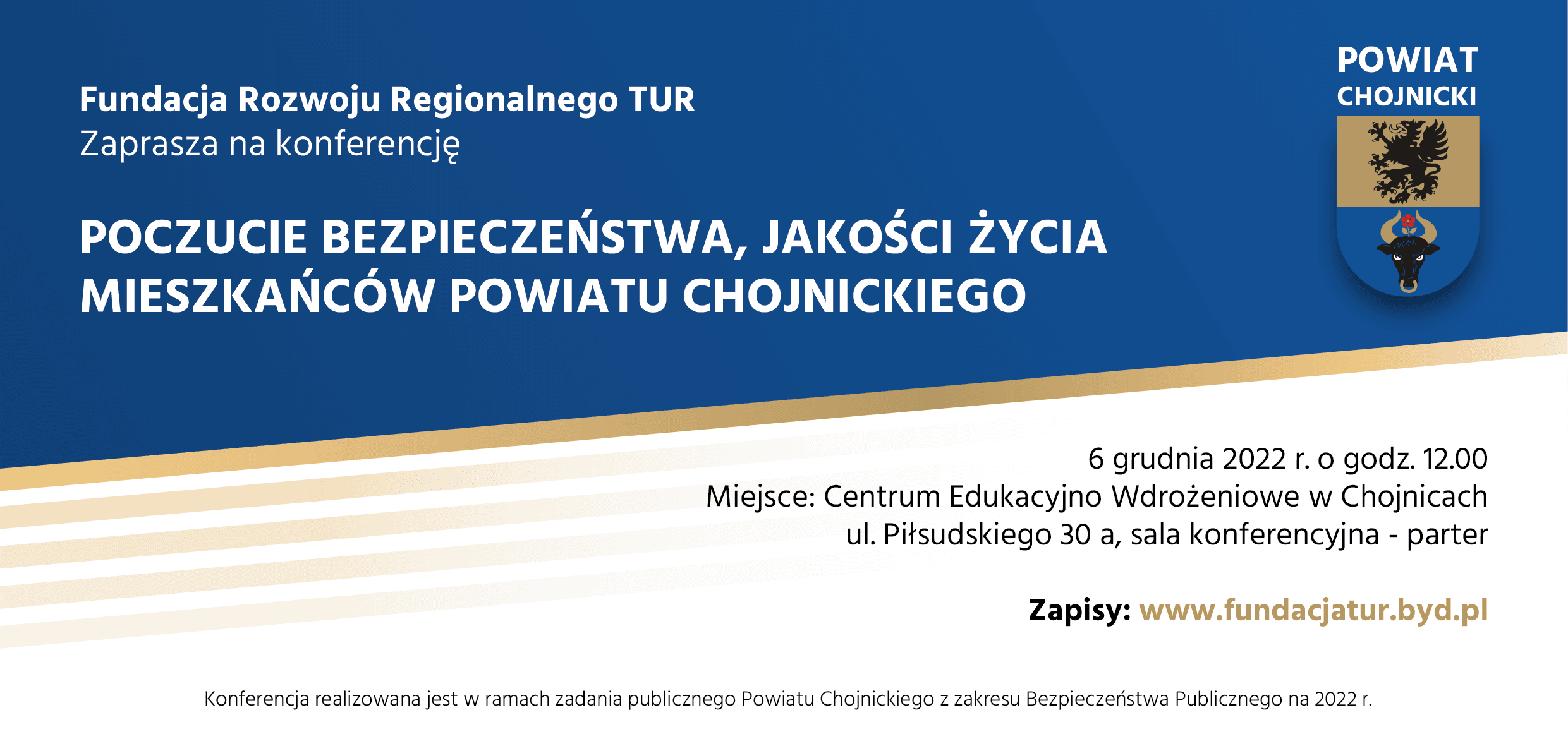 FUNDACJA ROZWOJU REGIONALNEGO TUR ZAPRASZA NA KONFERENCJĘ